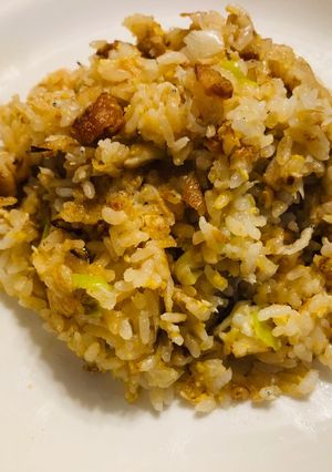 鶏皮で!パラパラしらす炒飯-レシピのメイン写真