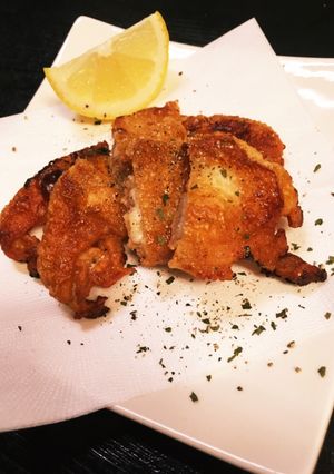 鶏皮をカリッと焼いたやーつ-レシピのメイン写真