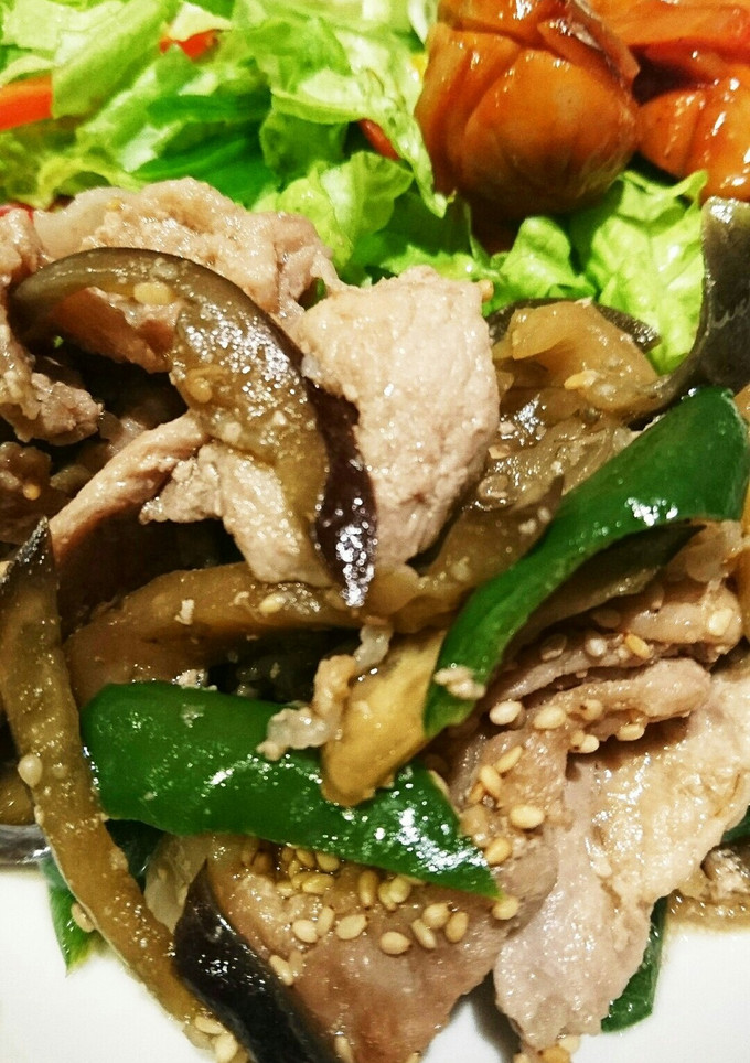 簡単❤豚肉と茄子とピーマンの味噌炒め-レシピのメイン写真
