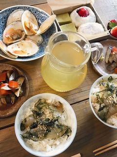 ハマグリの酒蒸し-レシピのメイン写真
