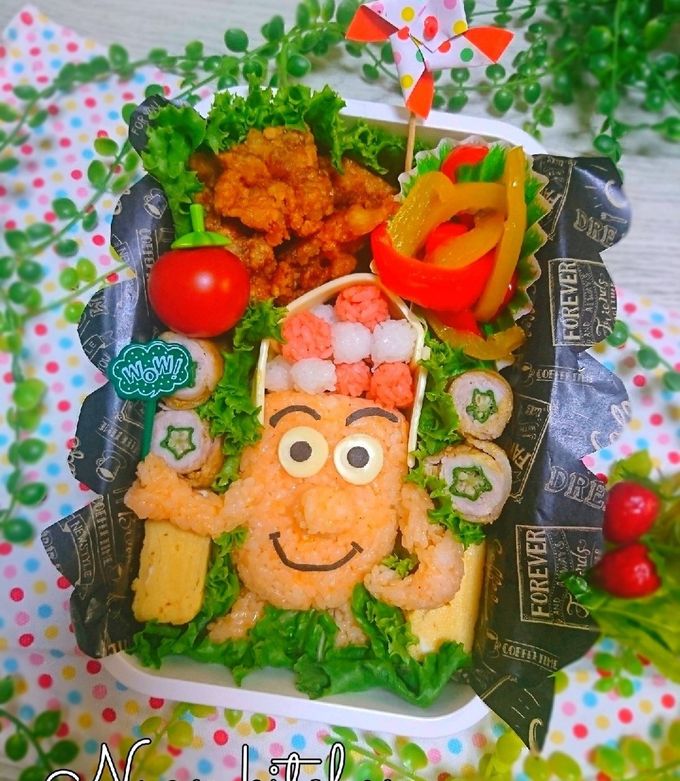 Mr.コンタック』キャラ弁♡ by にｬん吉♡ 【クックパッド】 簡単