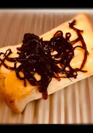 ふじっこ生姜こんぶマヨトースト♪-レシピのメイン写真