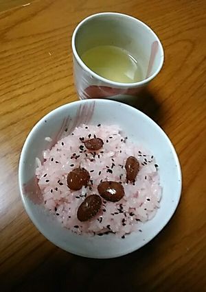 甘納豆で作る甘~い赤飯☆-レシピのメイン写真