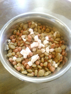 老犬ご飯 鶏胸肉のトッピング 改訂版-レシピのメイン写真