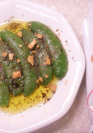 スナップえんどう簡単イタリアン風味-レシピのメイン写真