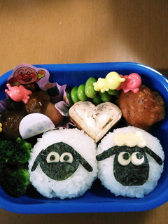 キャラ弁 ひつじのショーン-レシピのメイン写真