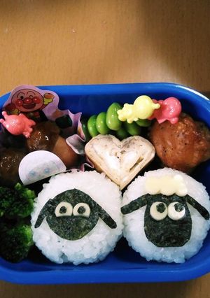 キャラ弁　ひつじのショーン-レシピのメイン写真