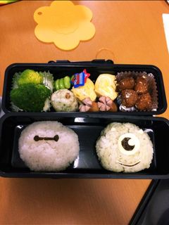 キャラ弁 ベイマックス マイク-レシピのメイン写真