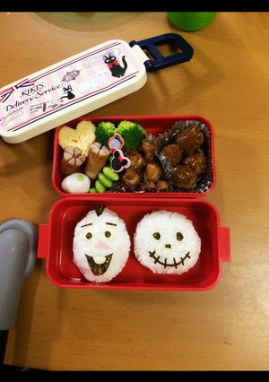 キャラ弁　オラフ　ジャック-レシピのメイン写真