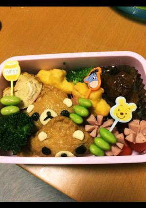 キャラ弁　リラックマ-レシピのメイン写真