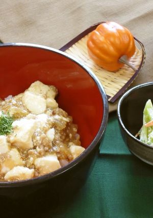 豆腐のあんかけ丼（健康食）-レシピのメイン写真