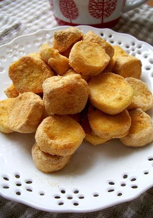 簡単おやつ♪きな粉お麩-レシピのメイン写真