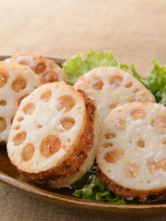 れんこんのはさみ揚げ-レシピのメイン写真