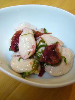 ささ身の梅肉和え-レシピのメイン写真