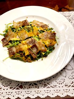 簡単栄養たっぷり 豆苗のお好み焼き-レシピのメイン写真