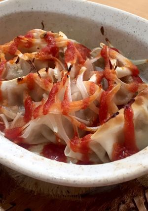 簡単すぎるけど美味！イタリアン餃子＊-レシピのメイン写真