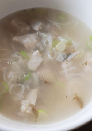 ねぎ梅スープご飯-レシピのメイン写真