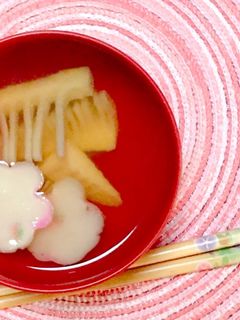 和食にあう、たけのこのお吸い物-レシピのメイン写真