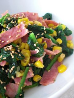 ほうれん草のバターソテー-レシピのメイン写真