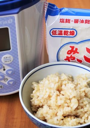 玄米ご飯で自家製の玄米甘酒-レシピのメイン写真