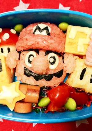 遠足 キャラ弁☆マリオ-レシピのメイン写真