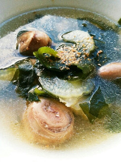 犬ご飯 鶏ハツとセロリのスープ-レシピのメイン写真