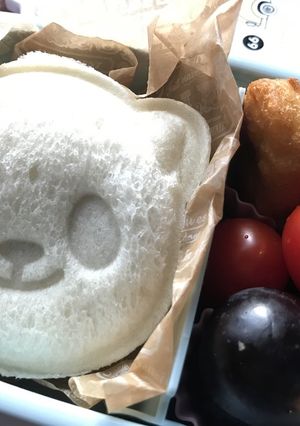 簡単にインパクト大！パンダパン 弁当-レシピのメイン写真