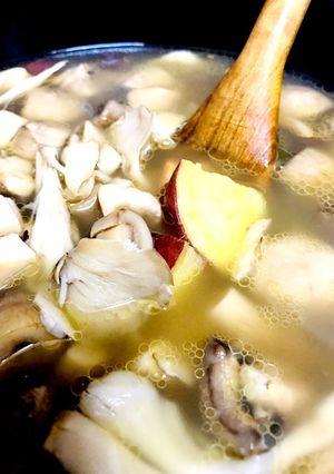 きのことさつまいもの豆乳スープ-レシピのメイン写真