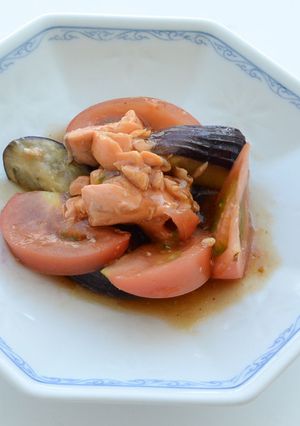 サーモンと秋ナスの簡単あんかけ-レシピのメイン写真