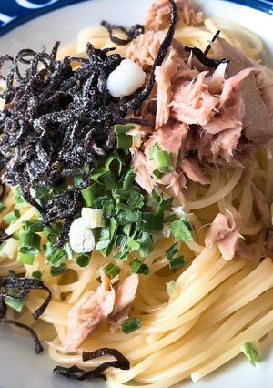 ニンニクが隠し味!超カンタン和風パスタ♡-レシピのメイン写真