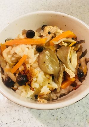 失敗しない炊き込みご飯（きのこご飯）味噌-レシピのメイン写真