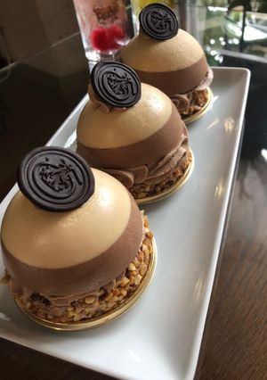 キャラメルショコラドームケーキ-レシピのメイン写真