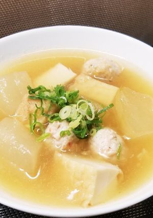 鶏団子と冬瓜のスープ-レシピのメイン写真
