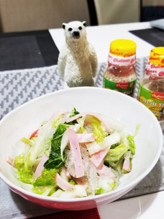 白菜とハムの春雨サラダ-レシピのメイン写真