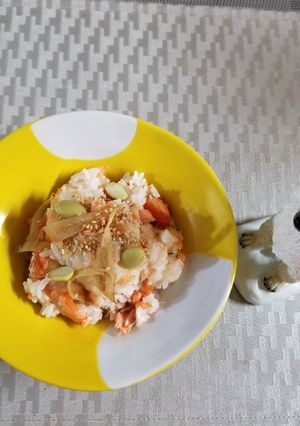 鮭とゴボウの混ぜご飯-レシピのメイン写真