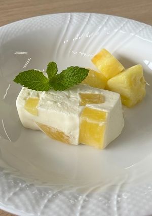 パイナップルのレアチーズケーキ-レシピのメイン写真