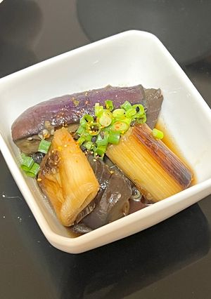 ナスとネギのとろとろ冷煮浸し-レシピのメイン写真