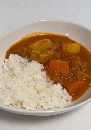 スパイスチキンカレーライス-レシピのメイン写真