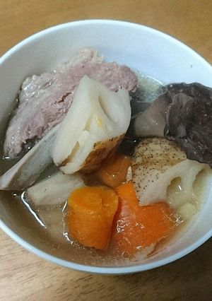 豚スペアリブとごろごろ野菜のスープ煮-レシピのメイン写真