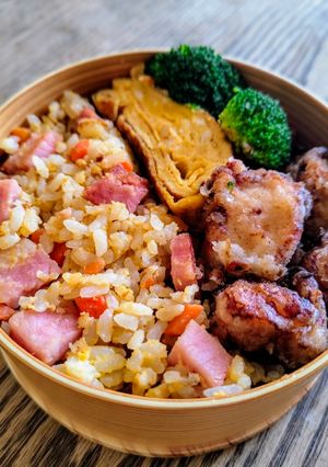 簡単！ある日の高校運動部男子のお弁当①！-レシピのメイン写真
