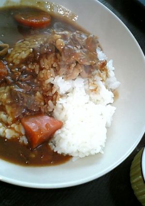 肉じゃがの残り汁利用！節約カレーライス-レシピのメイン写真