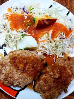 ヘルシーふわふわ豆腐ハンバーグ-レシピのメイン写真