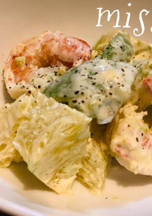 海老とアボカドとグレープフルーツ☆サラダ-レシピのメイン写真