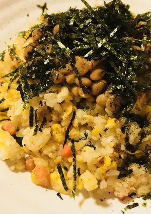 ミックス野菜&納豆のチャーハン-レシピのメイン写真