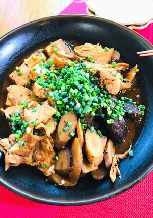 きのこと豚肉の土手鍋風煮込み-レシピのメイン写真