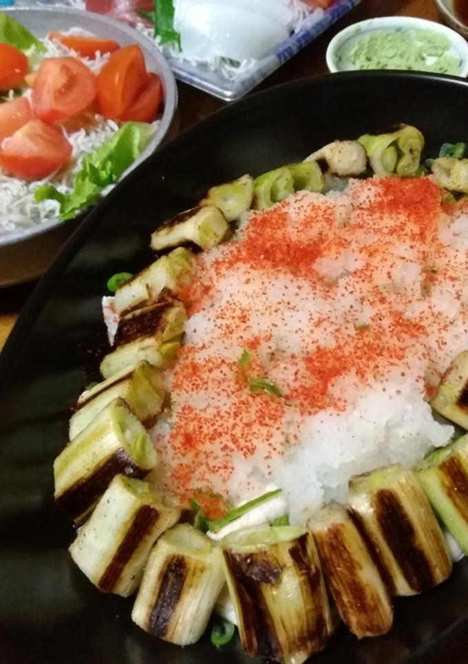焼きネギとたっぷり大根おろしの豚冷しゃぶ-レシピのメイン写真