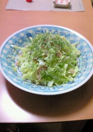 ツナとシャキシャキ白菜サラダ-レシピのメイン写真