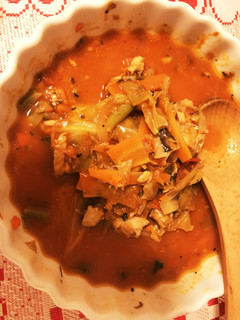 サバ水煮缶のキャベツとキノコで、トマト煮-レシピのメイン写真