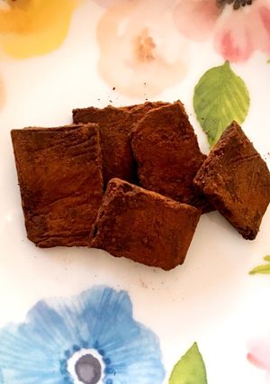 ダイエットに！ナイショ♡のチョコ-レシピのメイン写真