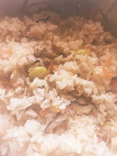 鳥ごぼうご飯-レシピのメイン写真